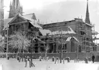 Skara Domkyrka, mannen till höger adj Björnberg