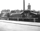 Borås, utsikt med Caroli kyrka i bakgrunden.