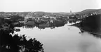 Södertälje, panorama från Verldsholmen.