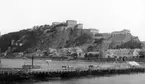 Tyskland. Rhenland, Coblenz.
Foto:K.S.
I utkanten av Koblenz  höjer sig fästningen Ehrenbreitstein, ursprungligen en borg från 1000-talet, numera bl.a. museum.