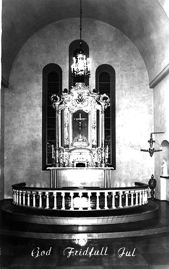 Tidaholm, Helliden. Tidaholm, interiör kyrka.