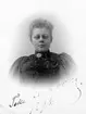 Postexpeditören Tekla Forssell, Mariestad.
Postexpeditör Tekla Erika Charlotta Forssell. Född 1862 i Skara, död 1940 i Skara.
Dotter till Nils Edvard Forssell och Maria Forssell (f. Torin). 
Syster till Karl Bror Jacob Forssell och Emma Walter (f. Forssell).