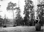 Agnes de Frumeries samling, Danderyd.
Terassen, Villa Borgen. År 1901-1919.