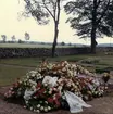 Erik Gustafssons begravning Broddetorps kyrkogård 1967.