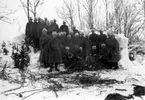 Lars Eriksson i militärtjänst.
Lars mönstrade år 1936 på K3, Skövde. Blev inkallad år 1940 på grund av andra världskriget.