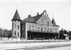 Skara station på 1920-talet.