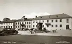 En vacker bild från Storatorgets norra sida med Colvinska huset, Rådhuset och Telehuset.