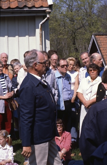 Lantmästare Magnus Sylvén talar.