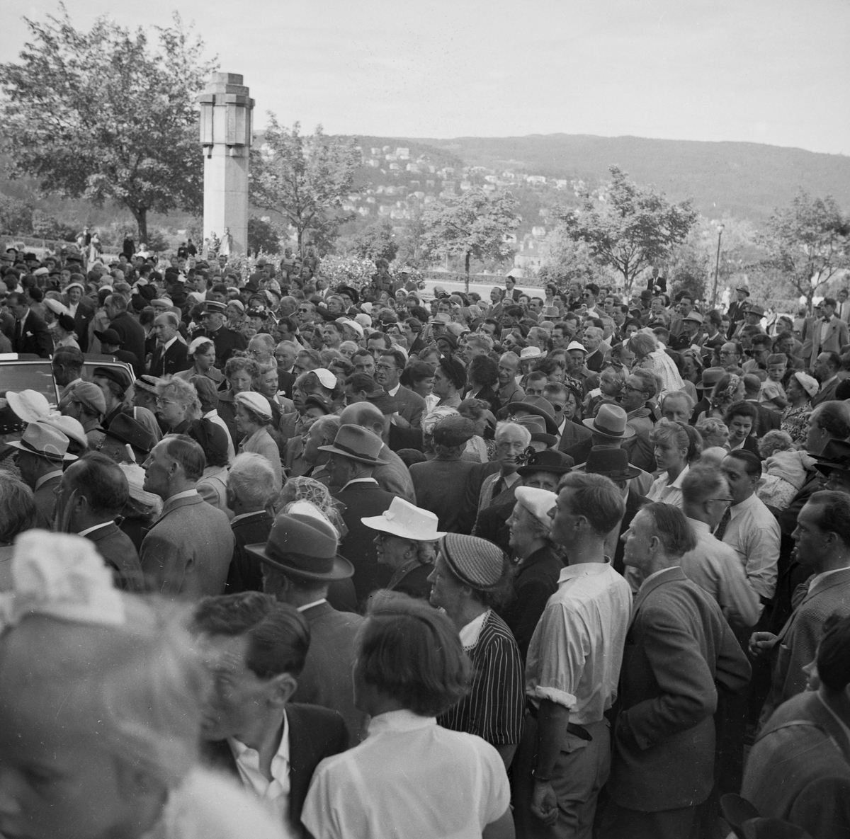 Kirkejubileet 1953. Katolsk prosesjon