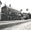 Kvarteret Bläckan 2, med fasaden åt Norra vägen.
Foto:  KG Pettersson 13/12 1961.