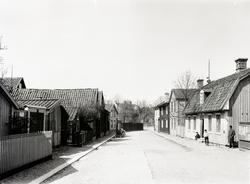 Bild från Tullgatan/ Jenny Nyströms Gränd i Kalmar.