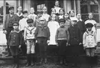 Granviks skola, skolklass år 1916. Förstoringar 25 x 36 och 28 x 40 cm. Neg finns.