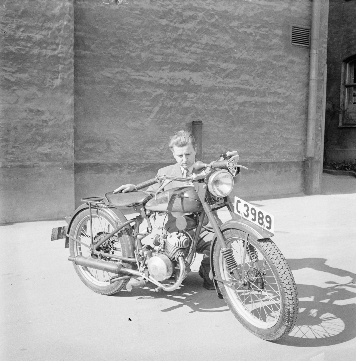 Ingenjör Gösta Stillerud, Nymanbolagen, Uppsala, maj 1949