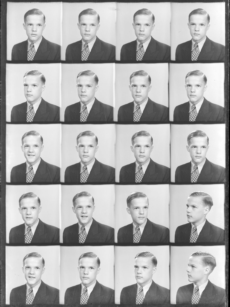Gustav Lagerby, Gävle. Foto midsommarafton 1950.
