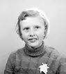 Marianne Larsson. Foto 1952.