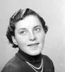 Vera Karlsson, Enbo. Foto i januari 1953.