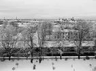 Vy över norra stadsdelen, fotograferad från Slottet.