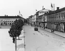 Drottninggatan vid Stortorget, 1917.