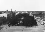 Gävle stad  Norr, Esplanaden.
Rådhusesplanaden 1918.