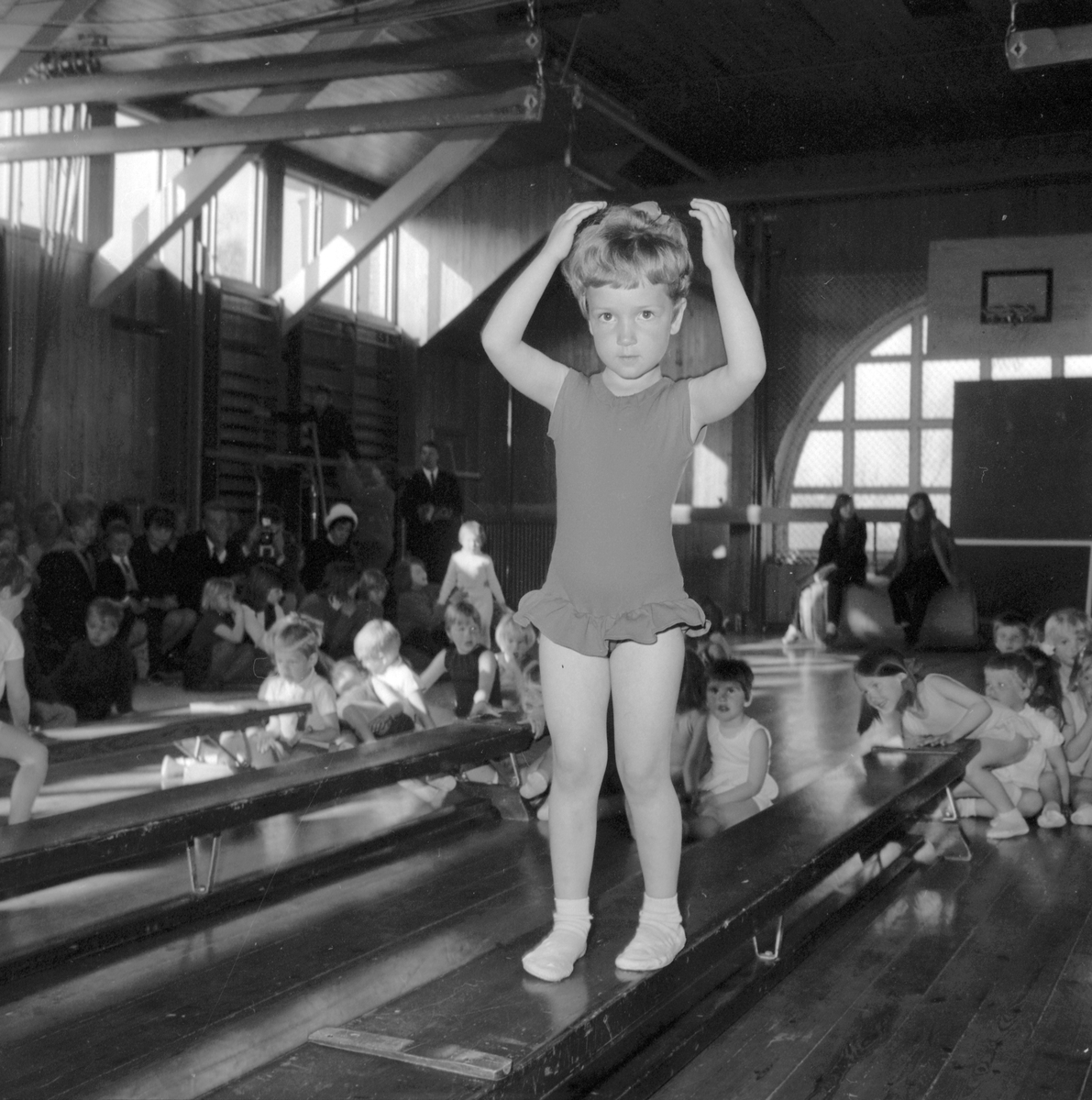 K.G.K. Kornäsverkensgymnastik avslutning. Maj 1966.