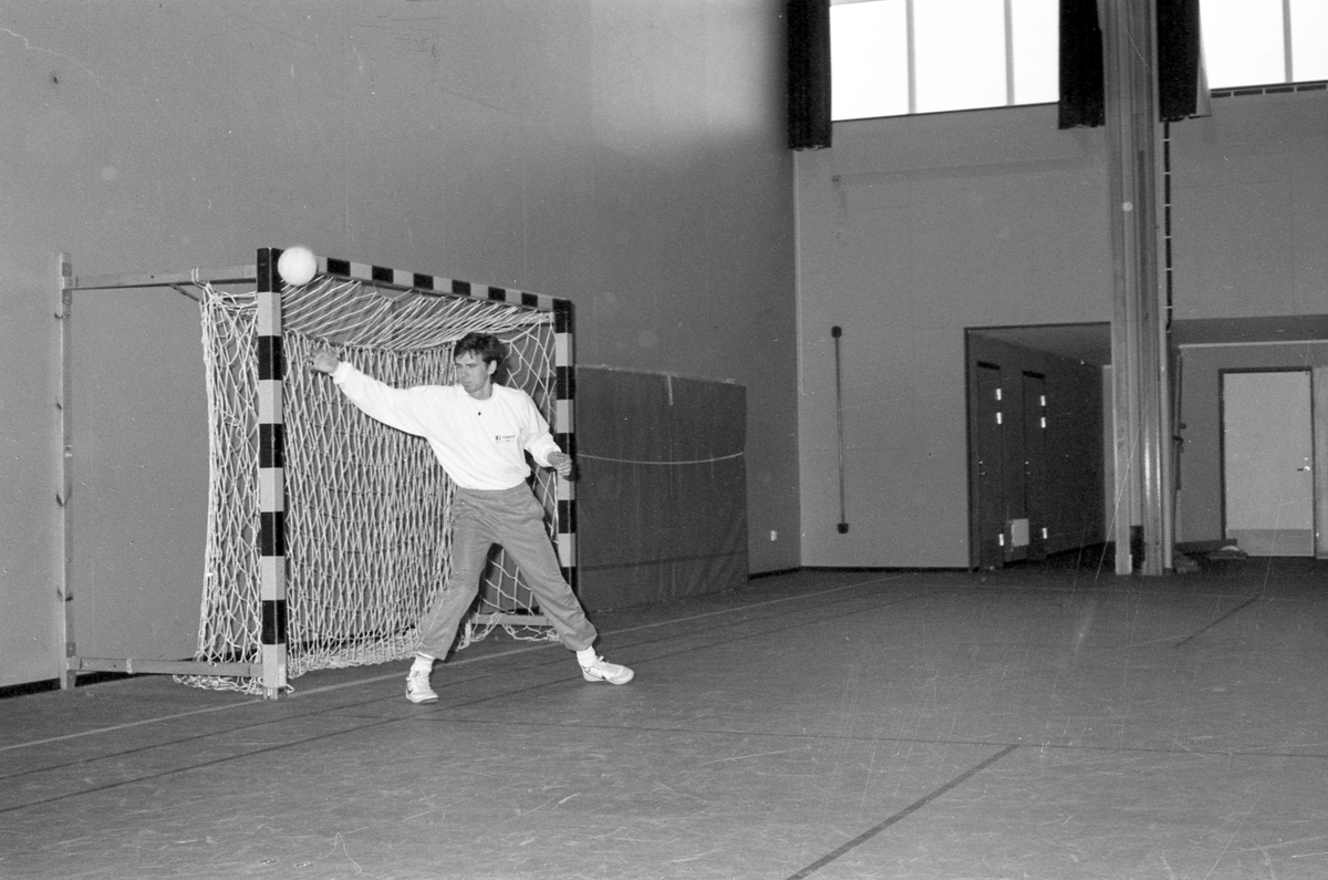 Handbollskurs Andersberg. 25 oktober 1986