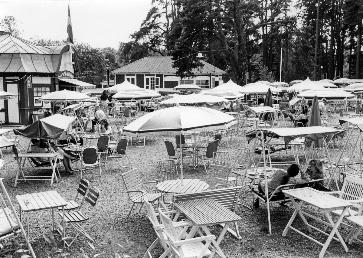 Sommarkafé i Boulognerskogen Gävle