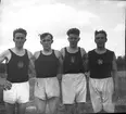 Karl Larsson, Gustav Östling, Olle Lundberg och Erik Jönsson, Hedesunda Idrottsförening.