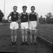 Ivar Hedlund, Karl Larsson och Gustav Östling, Hedesunda Idrottsförening.