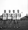 Brandkårens stafettlag 4 x 1500 svenskt rekord 1938