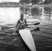 Kanotpaddling. 1942