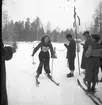 Skolungdomars fettisdagstävlingar. 1945