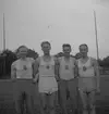 DM. I allmän idrott. (bl.a. löpning 2500 M.) 1946

Fyra stycken idrottsmän.