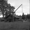 Gammelgården i Åbyggeby. 1943