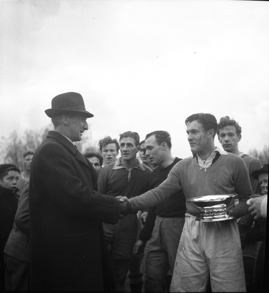 Stadsmatch mellan Sandviken - Gävle. 1943


