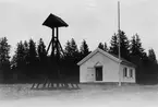 Kyrkobyggnad och klockstapel, Lövgrunds kapell, Norrlandet, Gävleborg.