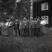 Vimmerby gästgivarehagen. Spelmän vid Kalmar läns fornminnesförenings hembygdsdag 1949.