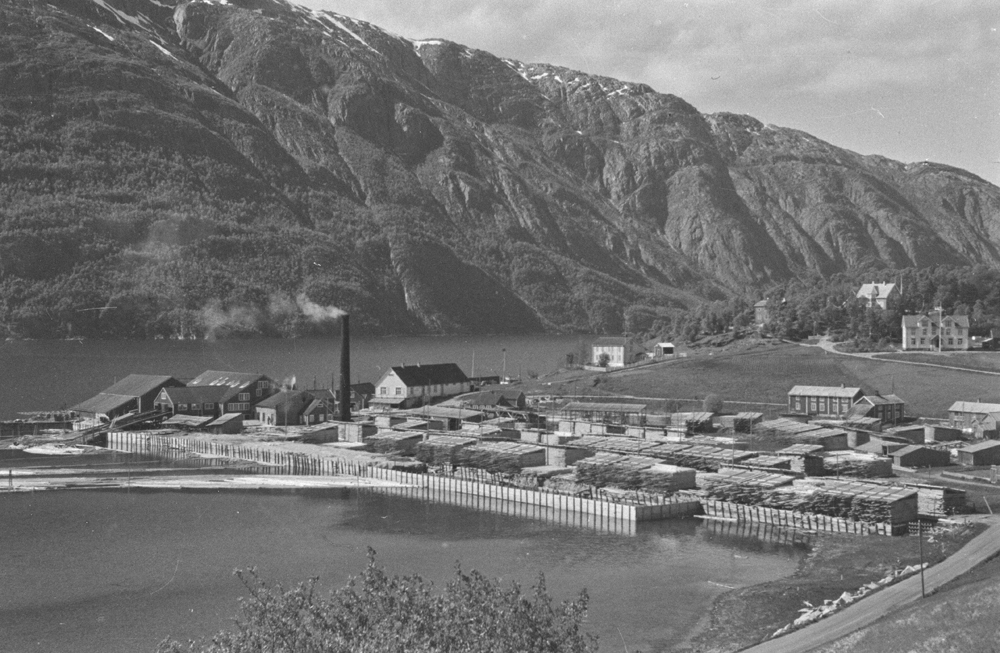 Nesbruket, Mange båter ved kaia, Toppen. Flere bilder.