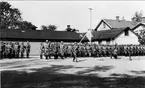 Luftvärnet, ceremoni på fästningstorget. Omkr 1940 - 45.