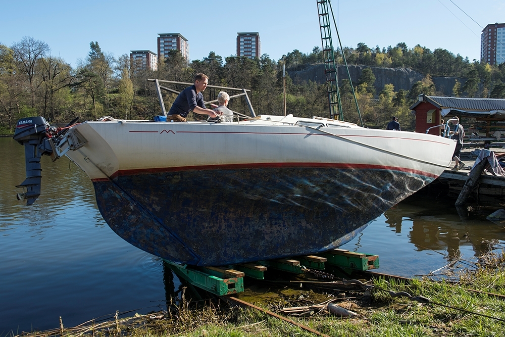 Fritidsbåt, seglebåt, av typen IF-båt, nr 1, entypsbåt.