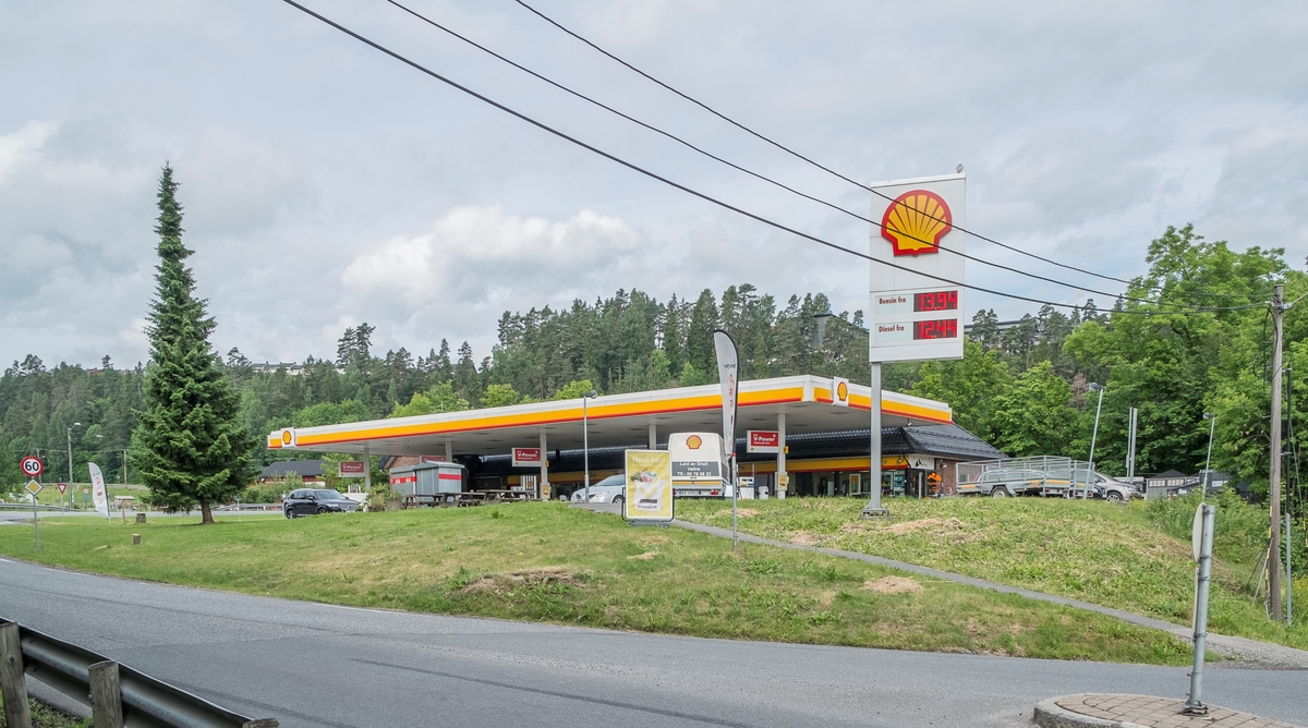 Shell bensinstasjon Langenga Vettre Asker