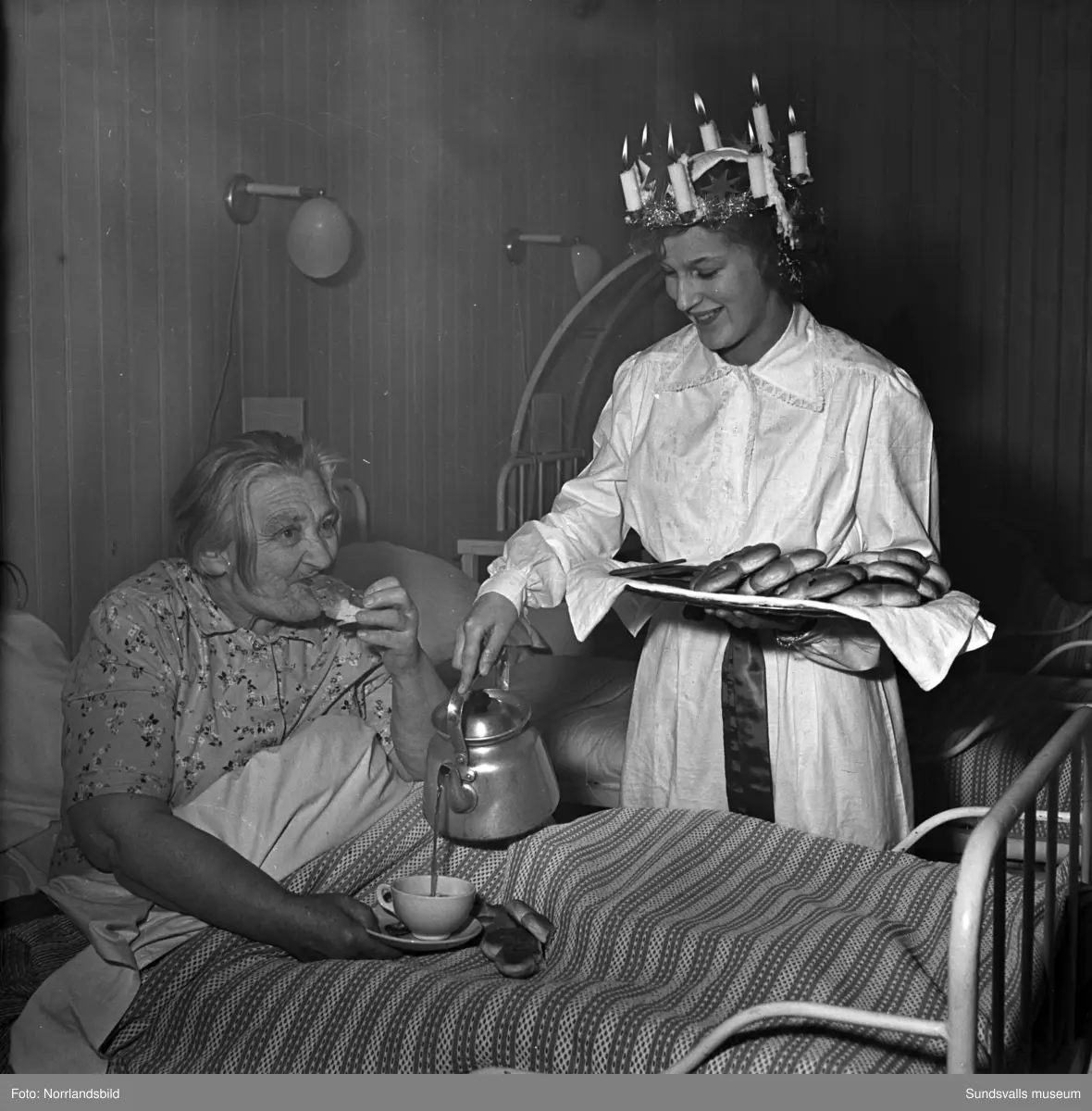 Luciafirande på Holmgården.