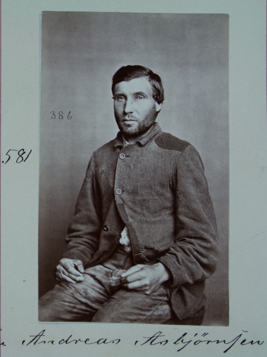 Fangeportrett, Andreas Asbjørnsen