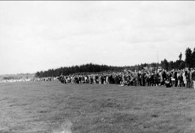 Karlsborg, FJS - dag på Flugebyn, år 1958
