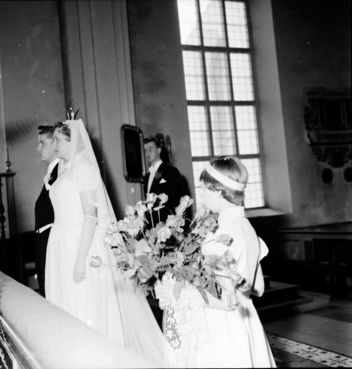 Skogens. Påskbröllop i Växbo. 1955