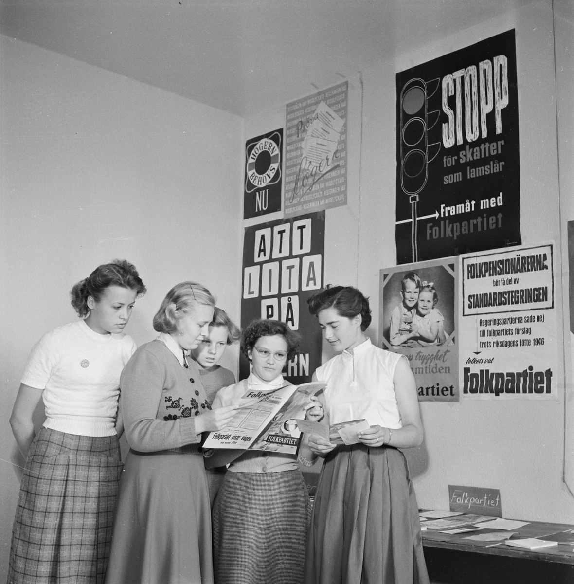 Valkurs i Praktiska realskolan, Uppsala, september 1952