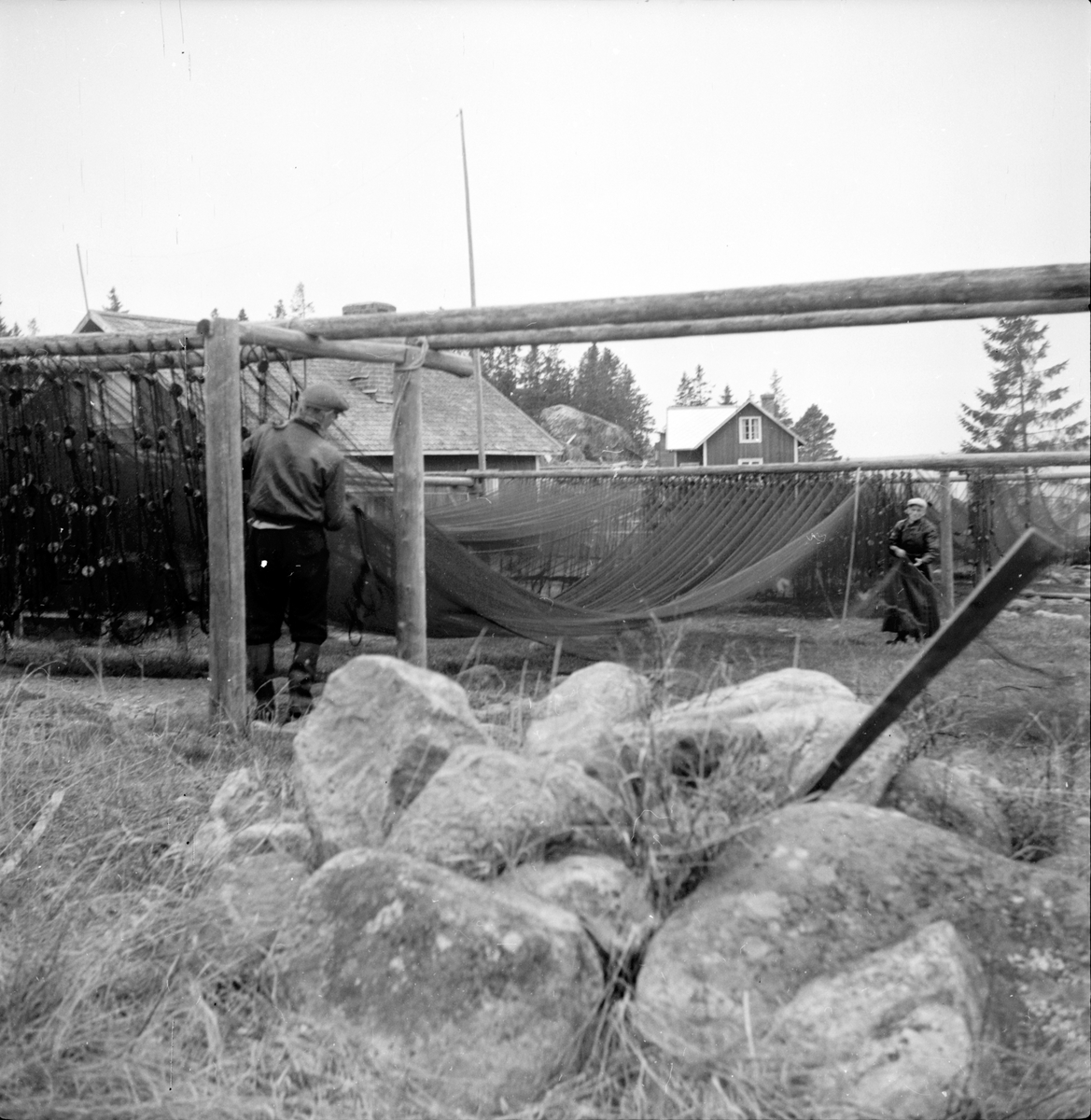 Våtnäs fiskeläge,
Enånger,
Bröderna Brolin