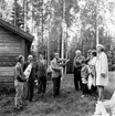 Arbrå, Änga-Nybo, i juni 1971. Fiolspelare Birger Näslund.