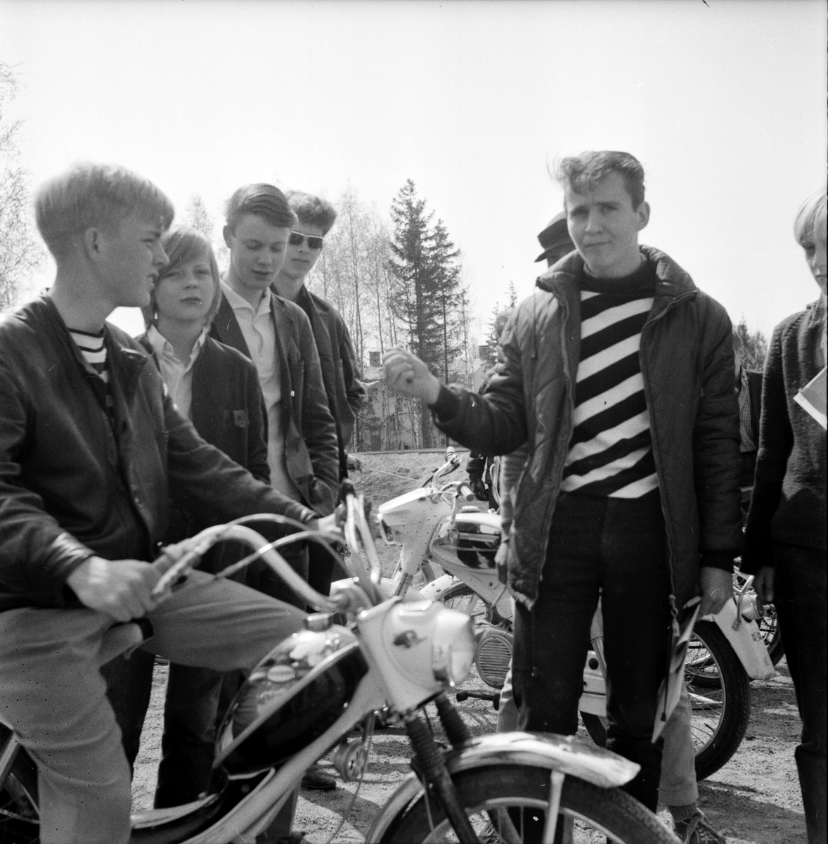 Granbergsskolan,
Mopedtävlan,
25 Maj 1965