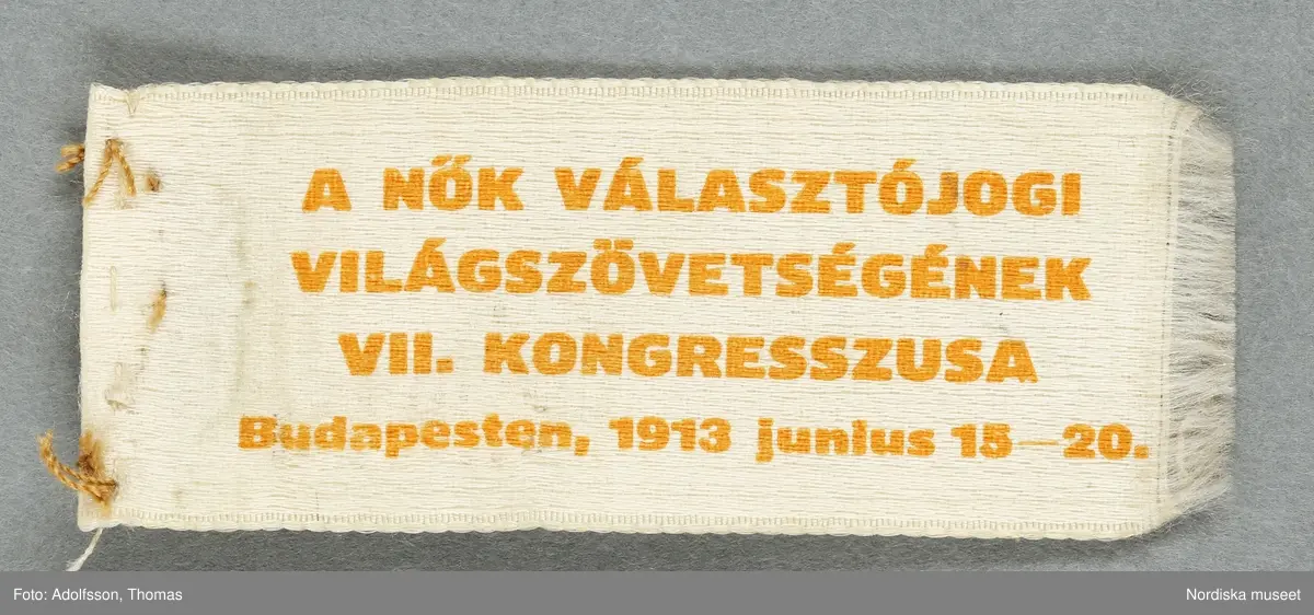 Rösträttsband