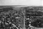 Flygfoto över Värnamo. Nr. F. 3281